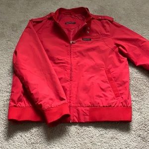 Members only red vintage jacket